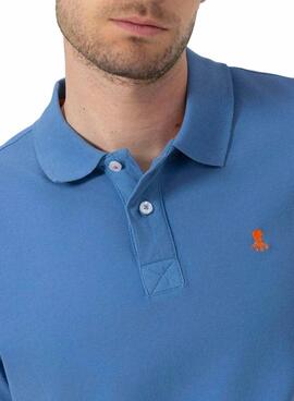 Polo El Pulpo Basic-Blau für Herren