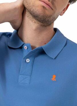 Polo El Pulpo Basic-Blau für Herren