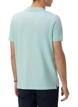 Poloshirt El Pulpo in Basic-Türkis für Männer