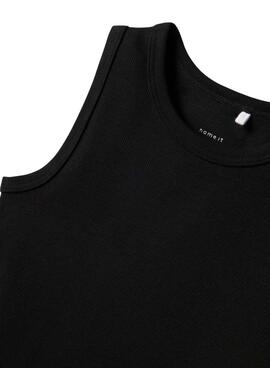 Kleid Name It Nakal Slim Schwarz für Mädchen