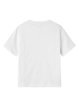 T-Shirt Name It Grega Weiß für Mädchen