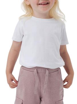 T-Shirt Name It Vibbi in Weiß für Mädchen