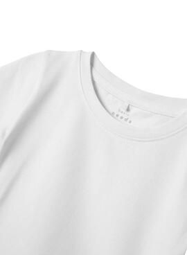 T-Shirt Name It Vibbi in Weiß für Mädchen