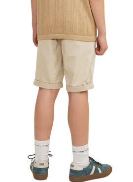 Bermuda Jack und Jones David Chino beige für Jungen.