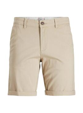 Bermuda Jack und Jones David Chino beige für Jungen.