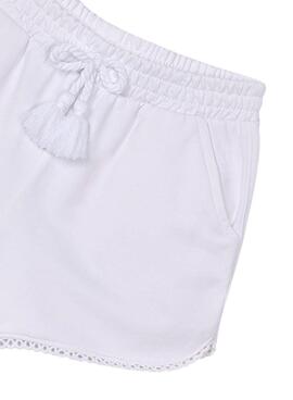  Short  Mayoral Basic sportliche weiße  für Mädchen