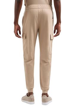 Hose Emporio Armani Cargo EA7 beige für Herren