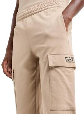 Hose Emporio Armani Cargo EA7 beige für Herren