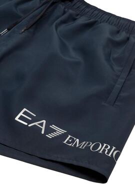 Badeshorts Emporio Armani EA7 marineblau für Herren