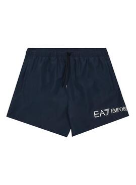 Badeshorts Emporio Armani EA7 marineblau für Herren