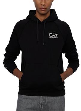 Sweatshirt Emporio Armani EA7 Logo schwarz für Herren