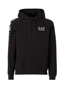 Sweatshirt Emporio Armani EA7 Logo schwarz für Herren