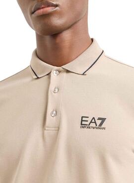 Polo Emporio Armani EA7 beige für Herren