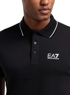 Polo Emporio Armani EA7 schwarz für Herren