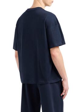 T-Shirt Emporio Armani EA7 in Marineblau für Herren