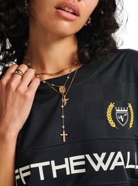 T-Shirt Vans Stevies schwarz für Damen.