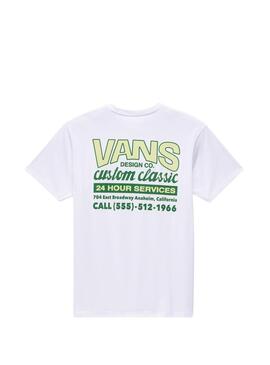 Weißes Vans Shop Front T-Shirt für Herren