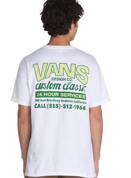 Weißes Vans Shop Front T-Shirt für Herren