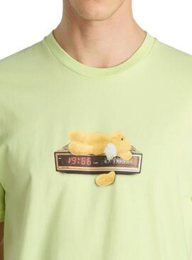 Grünes Vans Times Up T-Shirt für Herren