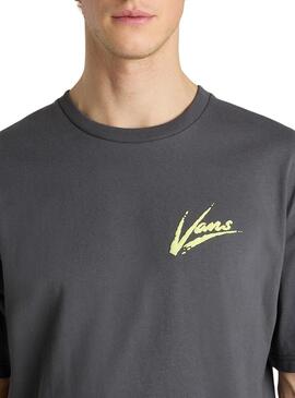 T-Shirt Vans Dettori grau für Herren.