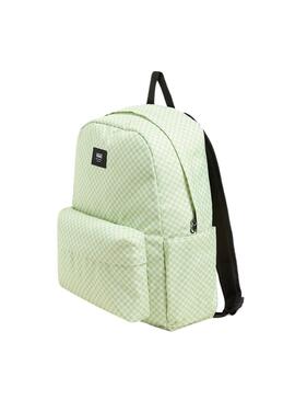 Rucksack Vans Old Skool Check grün für Damen und Herren