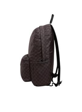 Rucksack Vans Old Skool Check braun für Damen und Herren