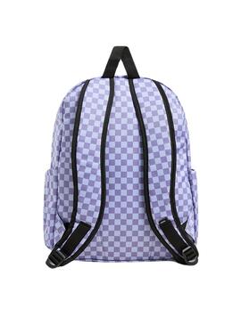 Rucksack Vans Old Skool Check lila für Damen und Herren.