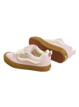 Turnschuhe Vans Knu Skool rosa für Damen.