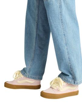 Turnschuhe Vans Knu Skool rosa für Damen.