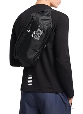 Gürteltasche Emporio Armani EA7 groß schwarz für Herren