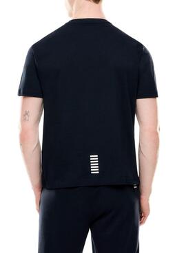 T-Shirt Emporio Armani EA7 Core Identity Navy für Herren