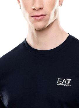 T-Shirt Emporio Armani EA7 Core Identity Navy für Herren