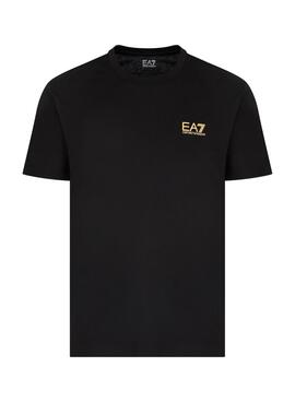 T-Shirt Emporio Armani EA7 Core Identity schwarz für Herren