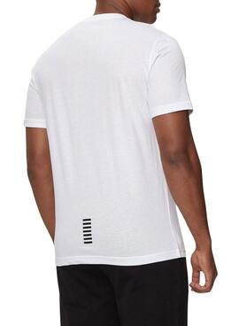 T-Shirt Emporio Armani EA7 Core Identity Weiß für Herren