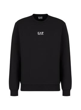 Sweatshirt Emporio Armani EA7 Core Identity Schwarz für Herren