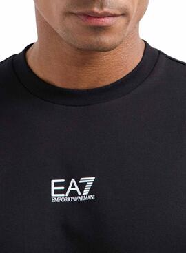 Sweatshirt Emporio Armani EA7 Core Identity Schwarz für Herren