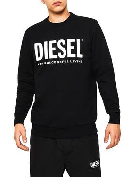 Sweatshirt Diesel S-GIR-DIVISION-LOGO Schwarz Herr