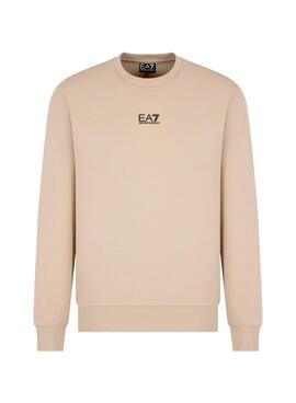 Sweatshirt Emporio Armani EA7 Core Identity in Toasted für Herren.