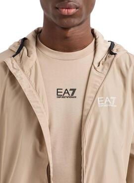 Sweatshirt Emporio Armani EA7 Core Identity in Toasted für Herren.