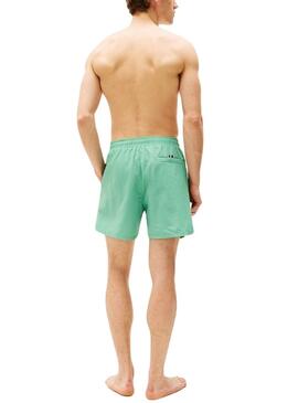 Badehose Tommy Hilfiger Drawsting in Grün für Herren.