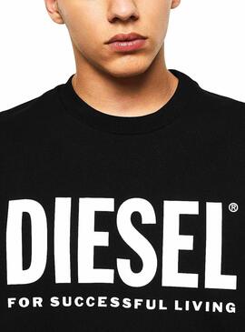 Sweatshirt Diesel S-GIR-DIVISION-LOGO Schwarz Herr