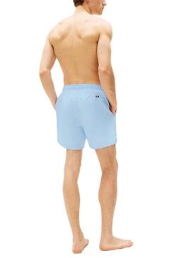 Badeshorts Tommy Hilfiger Drawsting Hellblau für Herren