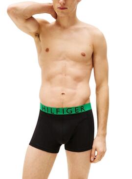 Herrenunterwäsche Tommy Hilfiger Logo Schwarz