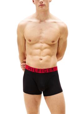Herren-Boxershorts Tommy Hilfiger Boxer schwarz.