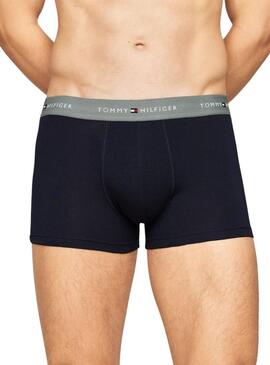 Pack Boxers Tommy Hilfiger marineblau für Herren.