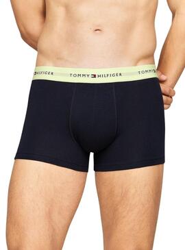 Pack Boxers Tommy Hilfiger marineblau für Herren.
