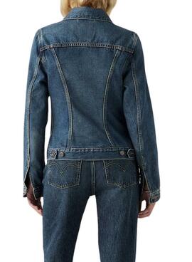 Levi's Original Trucker blaue Jeansjacke für Damen.