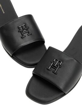 Sandalen Tommy Hilfiger Logo Schwarz für Damen