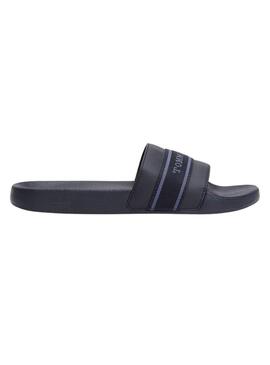 Tommy Hilfiger Poolside Marineblau Zehentrenner für Damen
