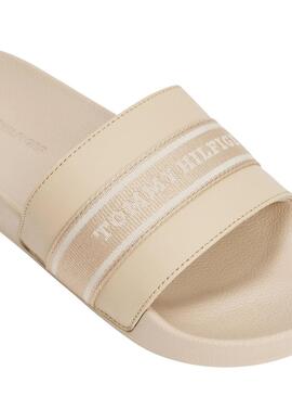 Flip-Flops Tommy Hilfiger Poolside beige für Damen